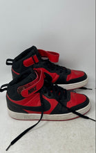 Load image into Gallery viewer, Nike Kids Court Borough Mid 2 CD7782-003 Red Black Sneakers Shoes Size 7Y