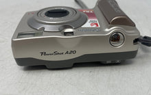 Load image into Gallery viewer, Canon PowerShot A20 PC1007 Gray Digital Camera And Accessories Not Tested