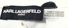 Load image into Gallery viewer, Karl Lagerfeld Womens Multicolor Printed Long Sleeve Button-Up Shirt Size L