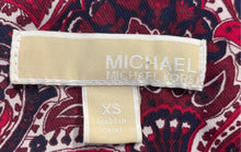 Load image into Gallery viewer, Michael Kors Womens Multicolor Printed Long Sleeve Button-Up Shirt Size XS