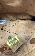 Load image into Gallery viewer, Fossil Womens Explorer Yellow Leather Outer Pocket Crossbody Purse With Tag