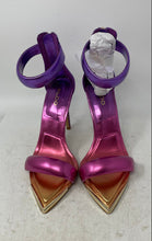 Load image into Gallery viewer, Aldo Womens Contesa Multicolor Stiletto Heel Back Zip Ankle Strap Sandals Size 7