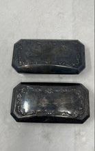 Load image into Gallery viewer, Sheridan Silver Co. 2-Piece Silver-Tone Brown American Victorian Shoe Brushes