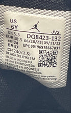 Load image into Gallery viewer, Nike Kids Air Jordan 1 Mid DQ8423-132 White Black Lace-Up Sneaker Shoes Size 6Y