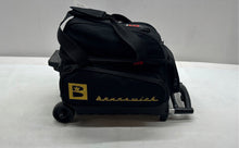 Load image into Gallery viewer, Storm X Blue Black ReLoaded Rolling Bowling Ball With Brunswick Dv8 Bowling Bag