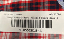 Load image into Gallery viewer, Tommy Hilfiger Mens Multicolor Plaid Printed Custom Fit Button-Up Shirt Size S