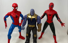 Load image into Gallery viewer, Set Of 3 Pieces Marvel Titan Hero Series Spider Man Thanos Action Figures