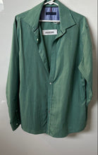 Load image into Gallery viewer, Tommy Hilfiger Mens Green Cotton Collared Long Sleeve Dress Shirt Size 16 1/2