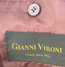 Load image into Gallery viewer, Gianni Vironi Mens Burgundy Regular Fit 2-Piece Suit Pants Set Size 44L/38W