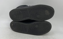 Load image into Gallery viewer, Nike Boys Court Borough Mid 839977-001 Black Leather Sneaker Shoes Size 5.5Y