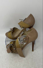Load image into Gallery viewer, Michael Kors Womens Brown Open Toe Stiletto Platform Sandals Size 5