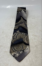 Load image into Gallery viewer, Manzoni Mens Multicolor Printed Keeper Loop Adjustable Pointed Tie
