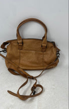 Load image into Gallery viewer, American Leather Co. Womens Brown Embossed Shoulder Strap Satchel Handbag