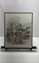 Load image into Gallery viewer, Alicia Goni Framed Street Scene Signed Wall Decor Urban Landscape Art Painting