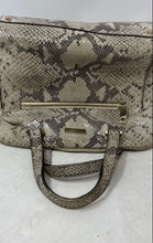 Load image into Gallery viewer, Kate Spade New York Womens Multicolor Snakeskin Print Double Handle Satchel Bag