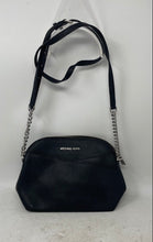 Load image into Gallery viewer, Michael Kors Womens Jet Set Travel Black Adjustable Strap Dome Crossbody Bag