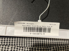 Load image into Gallery viewer, Zara Womens Black White Houndstooth Side Zipper Skinny Leg Trouser Pants Size XS