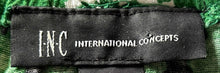 Load image into Gallery viewer, I.N.C. International Concepts Womens Green Print Pullover Blouse Size XL