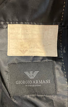 Load image into Gallery viewer, Authentic Giorgio Armani Mens Black Three-Button Blazer No Sz Pit To Pit 21 Inch