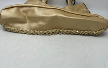 Load image into Gallery viewer, Style & Co. Womens Gold-Tone Faux Leather Woven Sequin Double Handle Tote Bag