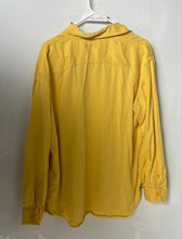 Load image into Gallery viewer, Lauren Ralph Lauren Womens Yellow Long Sleeve Two Pockets Button-Up Shirt Size L