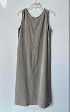 Load image into Gallery viewer, Harve Benard Womens Gray Square Neck Sleeveless Back Zip Shift Dress No Size