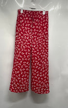 Load image into Gallery viewer, Lauren Ralph Lauren Womens Red White Tulip Print Crepe Wide-Leg Ankle Pants Sz S