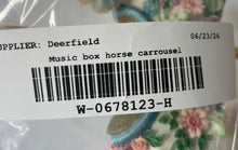 Load image into Gallery viewer, San Francisco Music Box Company Multicolor Engraved Musical Horse Carousel