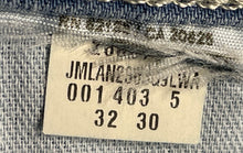 Load image into Gallery viewer, Guess Mens Blue Medium Wash Pockets Denim Straight Leg Jeans Size 32x30