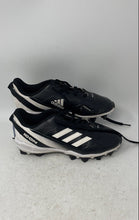 Load image into Gallery viewer, Adidas Mens Icon 7 MD S23919 Black White Low Top Lace-Up Baseball Cleats Size 3