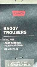 Load image into Gallery viewer, Levi's Womens Burgundy Mid-Rise Straight Leg Baggy Trousers Pants 31x29 W/Tags