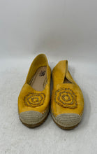 Load image into Gallery viewer, Karl Lagerfeld Womens Abby Yellow Slip-On Casual Espadrille Shoes Size 7.5