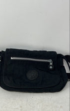 Load image into Gallery viewer, Kipling Womens Black Outer Pocket Adjustable Strap Flap Crossbody Handbag