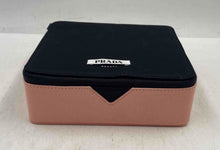 Load image into Gallery viewer, Prada Beauty Womens Pink Black Zipper Cosmetic Makeup Handbag
