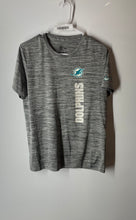 Load image into Gallery viewer, Nike Dri-Fit Mens Gray Short Sleeve Miami Dolphins Football-NFL Shirt Size Large