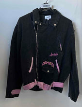 Load image into Gallery viewer, Loud And Live Womens Black Long Sleeve Denim Full-Zip Jacket Size XL