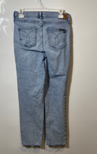 Load image into Gallery viewer, Calvin Klein Womens Blue Denim Light Wash Pockets Skinny Leg Jeans Size 27