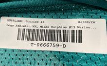 Load image into Gallery viewer, Logo Athletic Mens Green NFL Miami Dolphins Dan Marino #13 Football Jersey Sz L