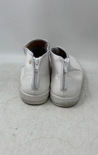 Load image into Gallery viewer, Rivieras Mens White Leather High Top Back Zip Sneaker Shoes Size EUR 43