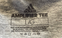 Load image into Gallery viewer, Adidas Mens Gray Black Short Sleeve Crew Neck T-Shirt Size L