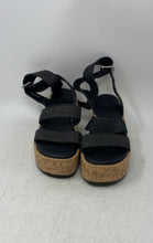 Load image into Gallery viewer, Forever 21 Womens Black Open Toe Wedge Platform Sandals Size 7