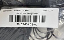 Load image into Gallery viewer, JBL Black Padded Cushions 3.5mm Jack Wired Over-Ear Headphone Untested