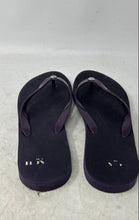 Load image into Gallery viewer, Coach Womens Classic G3775 Purple Rubber Slip-On Flip-Flop Sandals Size 8B