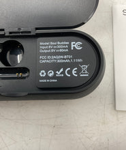 Load image into Gallery viewer, Robert Half Soul Buddies Black Wireless Earbuds Bluetooth Speaker Not Tested