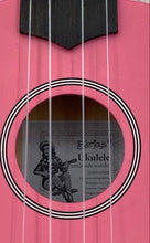Load image into Gallery viewer, Everjoys Pink Black 4 String Right Handed Beginner Soprano Ukulele