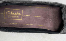Load image into Gallery viewer, Clarks Everyday Womens Keesha Luca Black Leather Slip-On Loafer Shoes Size 9M