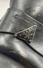 Load image into Gallery viewer, Authentic Prada Milano Mens Black Leather Slip-On Loafer Shoes Size 9.5