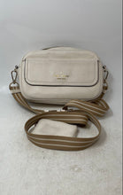 Load image into Gallery viewer, Kate Spade New York Womens White Brown Detachable Strap Crossbody Purse