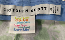 Load image into Gallery viewer, Gretchen Scott Womens Gripeless Green Floral Flat Front Pull-On Ankle Pants XL