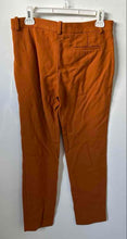 Load image into Gallery viewer, Zara Womens Rust-Orange Color Flat Front Straight Leg Trouser Pants Size S